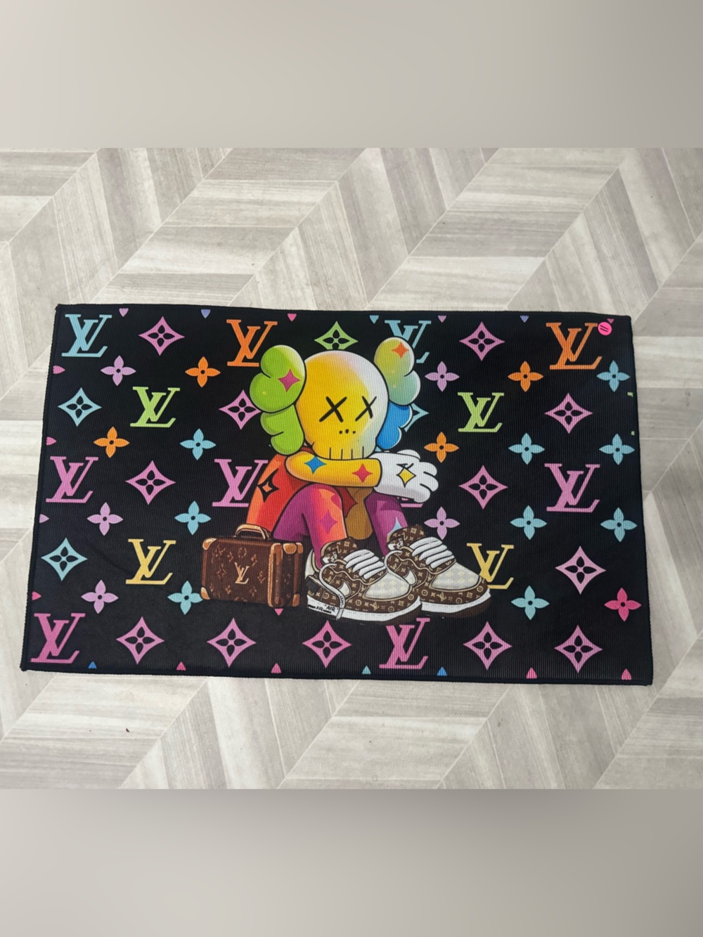 Louis Vuitton Black Rainbow Monogram Graphic Pouch